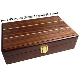 Juego De Mesa Travel Rummy Tile Tracy Mini Wood Case...