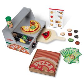 Encimera De Pizza De Madera Top & Bake