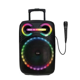 Parlante Portátil Bluetooth  6000W Micrófono Radio F...