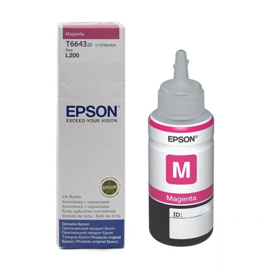 Botella De Tinta  T664 Magenta Para Sistema Continuo