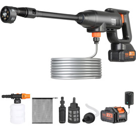 Lavadora A Presión Inalámbrica 580 Psi 1.1 Gpm