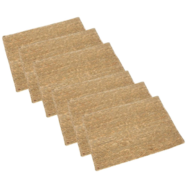 Set X6 Mantel Individual De Mesa Rectang Seagrass 48...