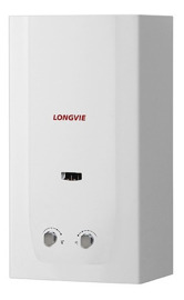 Calefón A Gas 12L Blanco Gn Tiro Natural