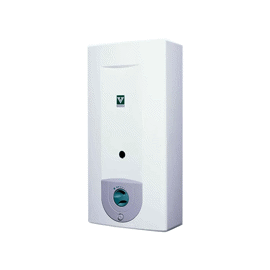 Calefón A Gas Gn 313Brvn 12Lts Color Blanco