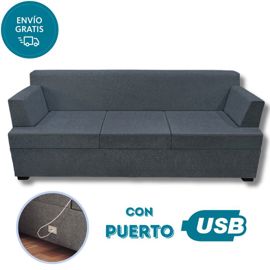 Sillón Smart 3 Cuerpos Living Box ® C/Puerto Usb En ...