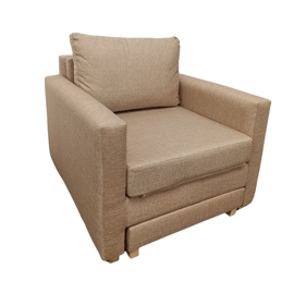 Sofá Cama 1 Cuerpo Australia Lino Beige