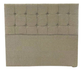 Respaldo Sommier King 2 Metros Chenille Capitone Cua...
