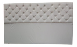 Respaldo Sommier King 2 Metros Ecocuero Multicapiton...