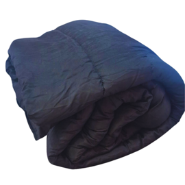 Acolchado Liso Reversible 1 1/2 Relleno Abrigado  Ne...