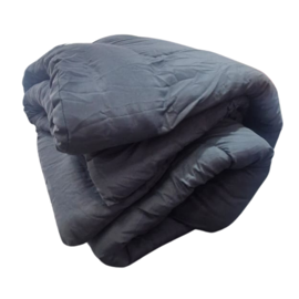 Acolchado Liso Reversible 1 1/2 Relleno Abrigado Gr...