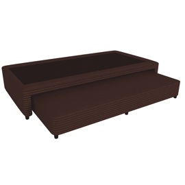 Sommier Marinero  Urania Eco Cuero Resortes 90X190
