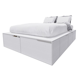 Cama Cubo 2 Plazas 140M 6 Cajones Y 2 Zapateros Ven...