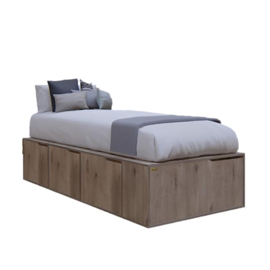 Cama Cubo 1 Plaza 3 Cajones 1 Zapatero Báltico (Cam...