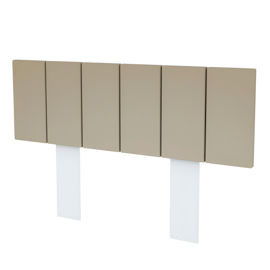 Respaldo De Cama  Goya Rc18 Melamina Beige