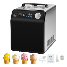 Máquina Automática Vertical De Helados 2 L Con Compr...
