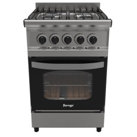 Cocina A Gas Fit 55 Cm 4 Hornallas Horno Visor