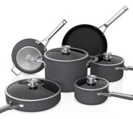 Batería De Cocina C59500 Foodi 10 Piezas Gris