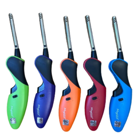 Encendedor Recargable Con Caño Plegable Color Surt...