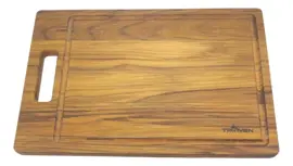 Tabla Teca 44X30 Cm Con Agarre Para Picar Y Servir