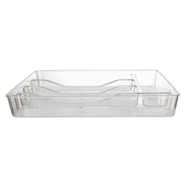 Cubiertero 33X24x4cm Transparante Plastico
