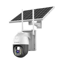 Cámara De Seguridad Wifi Para Exterior Con Panel Sol...