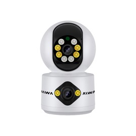 Cámara De Seguridad Interior  2Mp Fhd Doble Lente Ro...