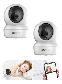 Combo Cámara  Wifi H6c 2K+ Interior 360 X 2 Unidades