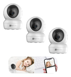 Combo Cámara  Wifi H6c 2K+ Interior 360 X 3 Unidades