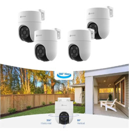 Combo X4 Cámara  Domo H8c 360 Full Hd Wifi Ext/Int