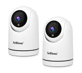 Kit X2 De Cámaras De Seguridad 1080P Audio Bidirecc...