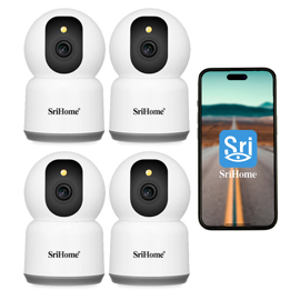 Kit X4 Cámara De Seguridad Ip  4Mp Wifi 5G 24G