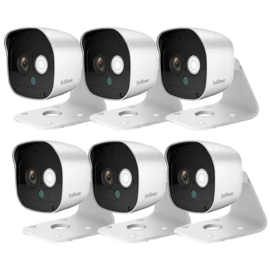 Kit X6 Cámara De Seguridad Ip 3Mp Vision Nocturna
