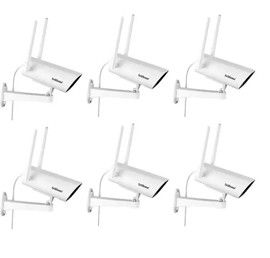 Kit X6 De Cámaras De Seguridad 4Mp Alarma Visión No...