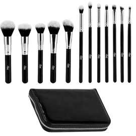 Set De Brochas Maquillaje Cosmetica B12 X12