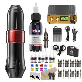 Kit De Pistola De Tatuaje Solong Kit De Inicio Con A...