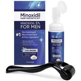 Kit De Espuma De Minoxidil 5% Para Hombres Y Mujere...