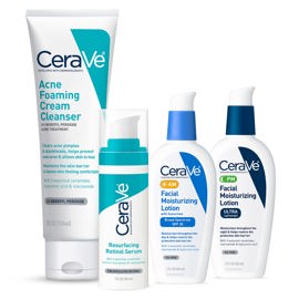 Set Para El Cuidado De La Piel  Acne Con Crema Espum...