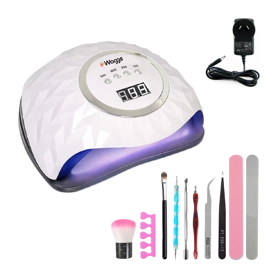 Cabina De Uñas Tecnologia Lampara Dual Uv Led 268W 