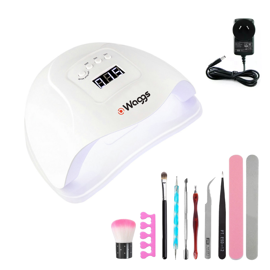 Cabina De Uñas Uv Lampara Led Con Kit De Regalo 