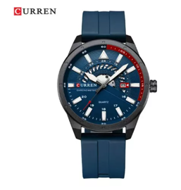 Curren 8421 Reloj Para Hombre Color Azul Elegante
