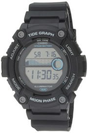 Reloj Deportivo  Tide Graph Moon Phase Con Batería D...