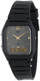 Aw48he8Av Reloj Negro AnaDigi De Doble Hora Para Ho...