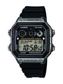 Reloj Ae1300Wh8Avcf Con Iluminador Digital De Cuarz...