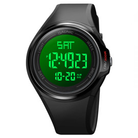Reloj Digital Led Negro S400 Sumergible