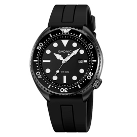 Reloj Analógico Negro Deportivo