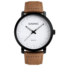 Reloj De Diseño Analógico Hades Malla De Cuero