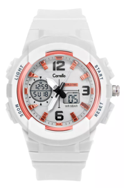 Reloj Para Mujer Análogo Digital Vt2010 Color Blan...