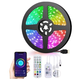 Tira De Led Rgb Wifi  5 Metros Tuya App  A Prueba De...