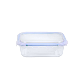 Recipiente Contenedor De Vidrio 1.04 Lt Con Tapa Rec...