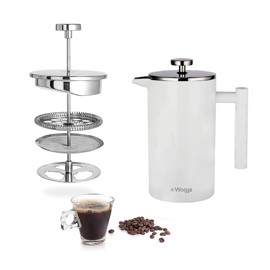 Cafetera De Émbolo Prensa Francesa De Acero Inoxidab...